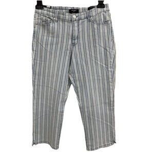 Nine West Crystie Jean Capri Pants Size 10  Women's Relaxed Stretch Casual NEW